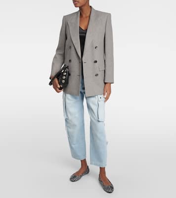 Minnie Travel embellished ballet flats | Tory Burch