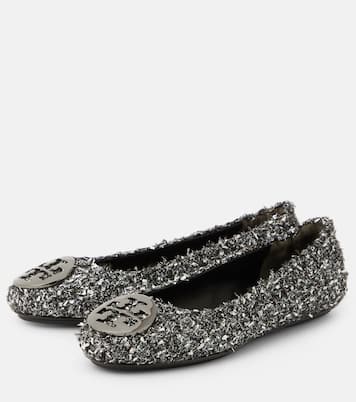 Minnie Travel embellished ballet flats | Tory Burch