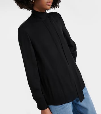 Schluppenbluse aus Seide | Valentino