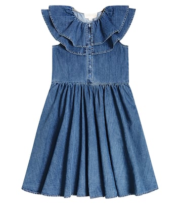 Cotton chambray dress | Petite Amalie  