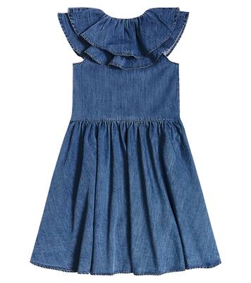 Cotton chambray dress | Petite Amalie  