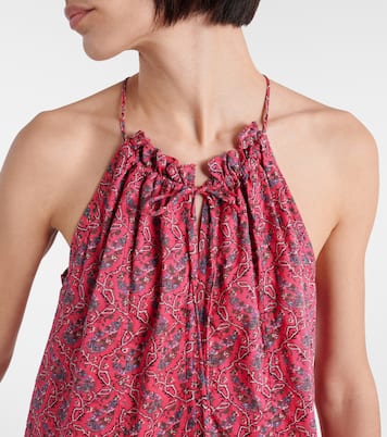 Robe Kayne imprimée en coton | Marant Etoile