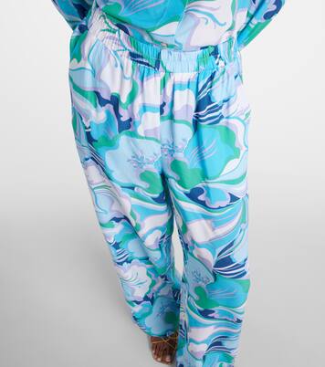 Pantalon ample Olivia à fleurs | Melissa Odabash