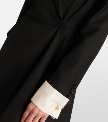 فستان ستايل قميص من الصوف الخام Sella | Max Mara