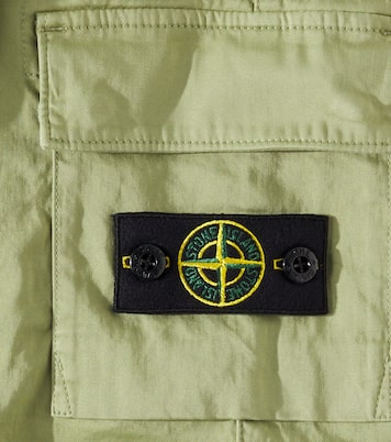 Compass cotton cargo pants | Stone Island Junior