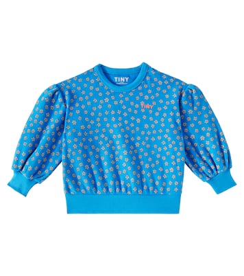 Daisies floral cotton terry sweatshirt | Tinycottons