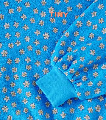 Daisies floral cotton terry sweatshirt | Tinycottons