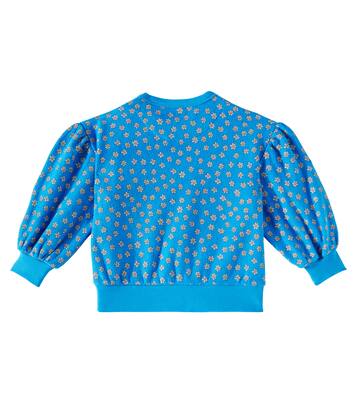 Daisies floral cotton terry sweatshirt | Tinycottons