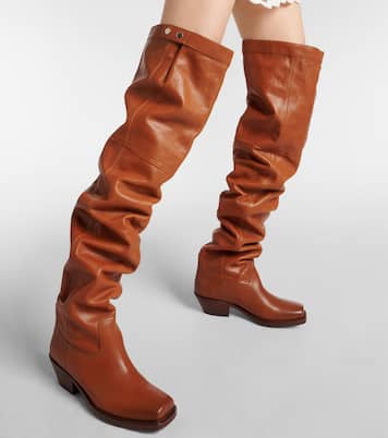 Overknee-Stiefel Amati aus Leder | Isabel Marant