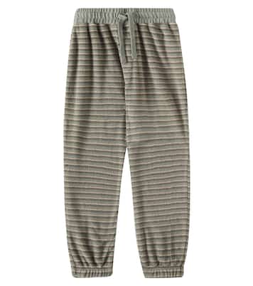 Striped cotton-blend sweatpants | Rylee + Cru