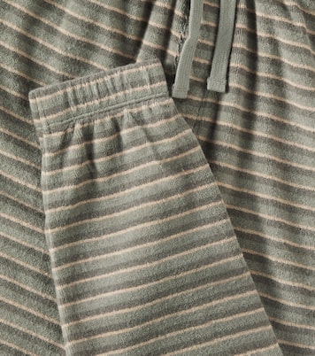 Striped cotton-blend sweatpants | Rylee + Cru