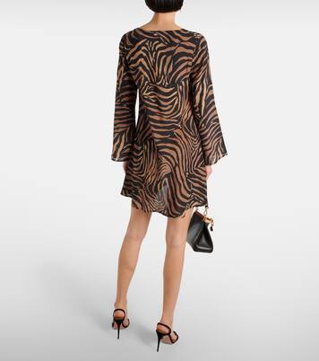 Bedrucktes Minikleid Ridley aus Seide | Rixo