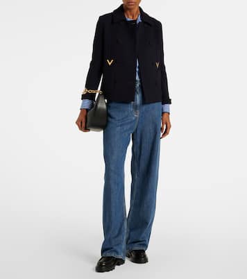 Rockstud leather ankle boots | Valentino Garavani