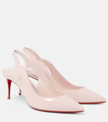Escarpins Hot Chick Sling 70 en cuir | Christian Louboutin