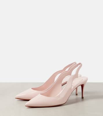 Escarpins Hot Chick Sling 70 en cuir | Christian Louboutin