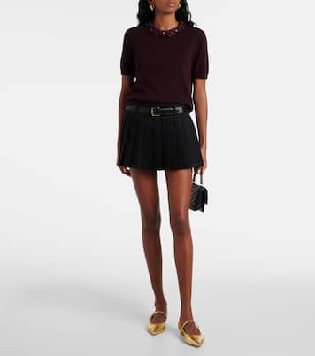 Metallic leather Mary Jane flats | Tory Burch