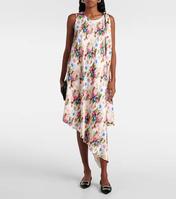 Faux fur-trimmed ballet flats | Roger Vivier