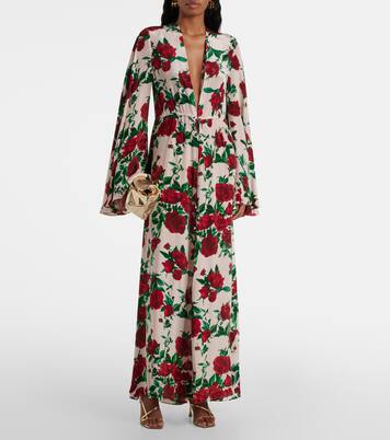 Robe longue Chloe à fleurs | Alexandra Miro