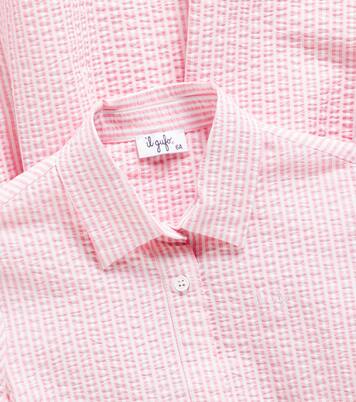 Striped cotton dress | Il Gufo