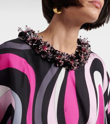 Marmo silk twill kaftan | Pucci