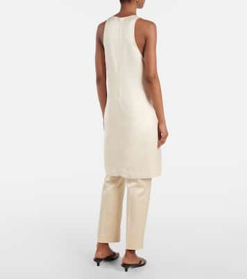 فستان قصير من الساتان | Toteme