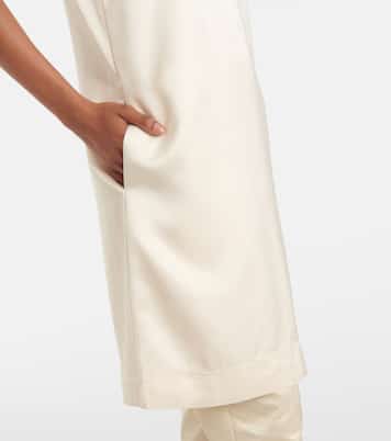 فستان قصير من الساتان | Toteme