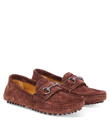 GG Horsebit suede loafers | Gucci Kids