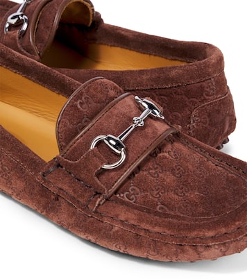 GG Horsebit suede loafers | Gucci Kids