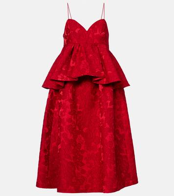 Midikleid Satine aus Jacquard | La DoubleJ