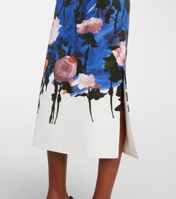 Midikleid aus einem Baumwollgemisch | Erdem