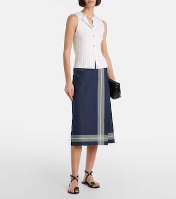 Ribbed cotton top | Vince