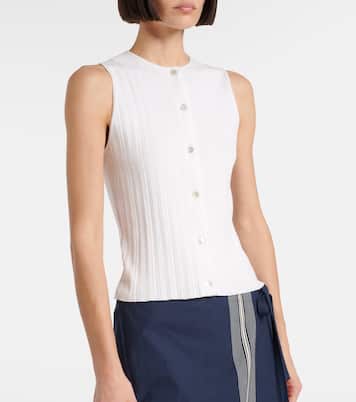 Ribbed cotton top | Vince