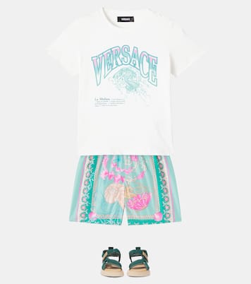 Camiseta La Medusa de jersey de algodón | Versace Kids