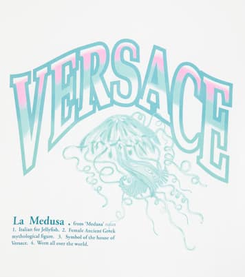 Camiseta La Medusa de jersey de algodón | Versace Kids