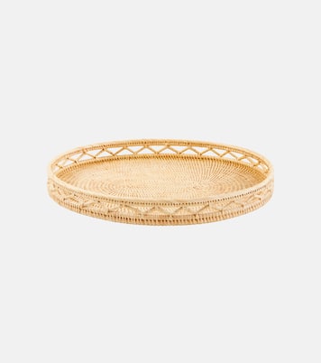 Sabbia wicker decorative tray | Cabana