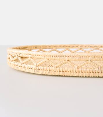 Sabbia wicker decorative tray | Cabana
