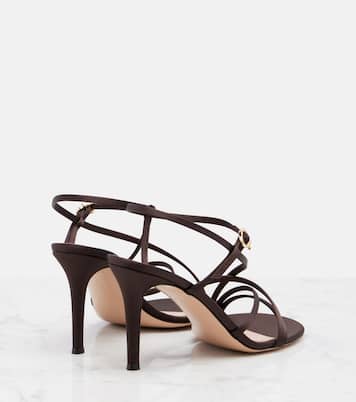 Strappy 85 satin sandals | Gianvito Rossi