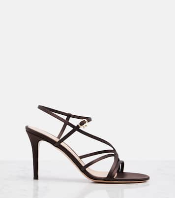 Strappy 85 satin sandals | Gianvito Rossi