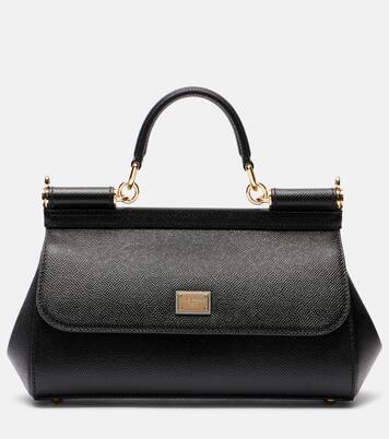 حقيبة يد من الجلد Sicily EW Small  | Dolce&Gabbana