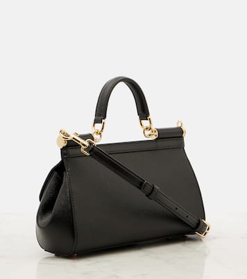 حقيبة يد من الجلد Sicily EW Small  | Dolce&Gabbana