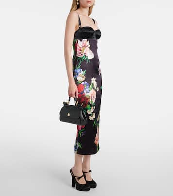 حقيبة يد من الجلد Sicily EW Small  | Dolce&Gabbana