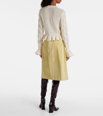 Cardigan aus Baumwolle, Alpakawolle und Seide | Chloé