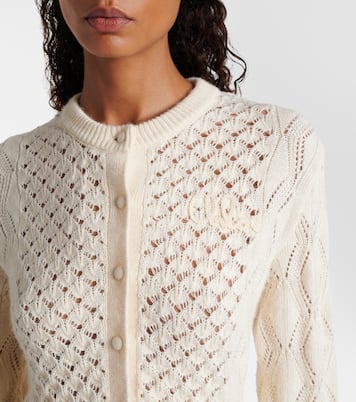 Cardigan aus Baumwolle, Alpakawolle und Seide | Chloé