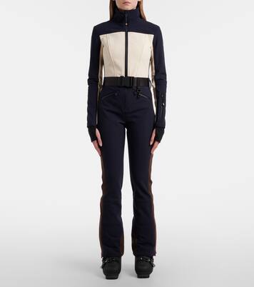 Logo belted ski suit | Moncler Grenoble