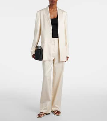 Blazer aus Satin | Toteme