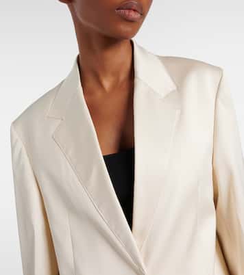 Blazer aus Satin | Toteme