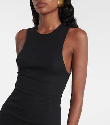 Robe Racer en coton mélangé | Wardrobe.NYC