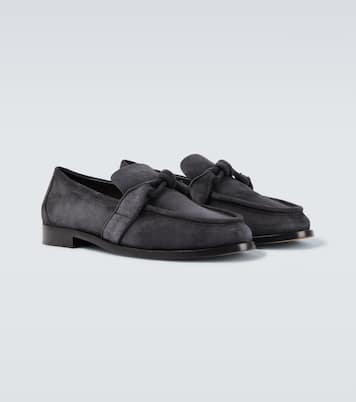 Astaire Knot suede loafers | Bottega Veneta