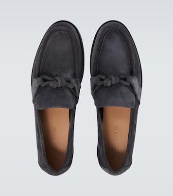 Astaire Knot suede loafers | Bottega Veneta
