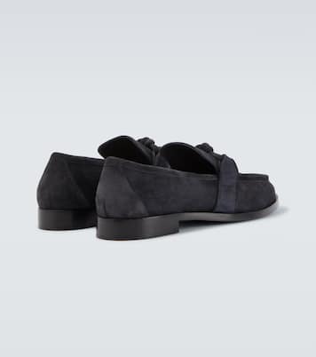 Astaire Knot suede loafers | Bottega Veneta